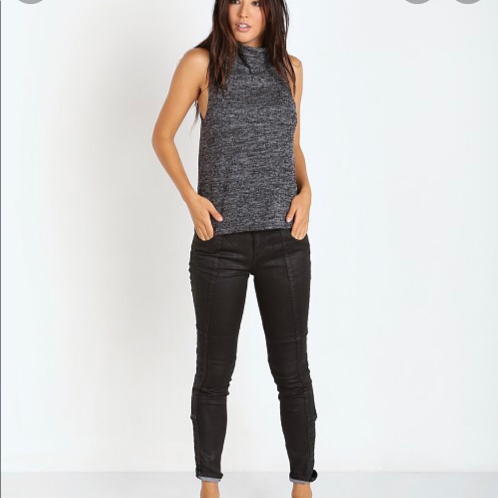 BB Dakota Tunnel Neck Sleeveless Sweater